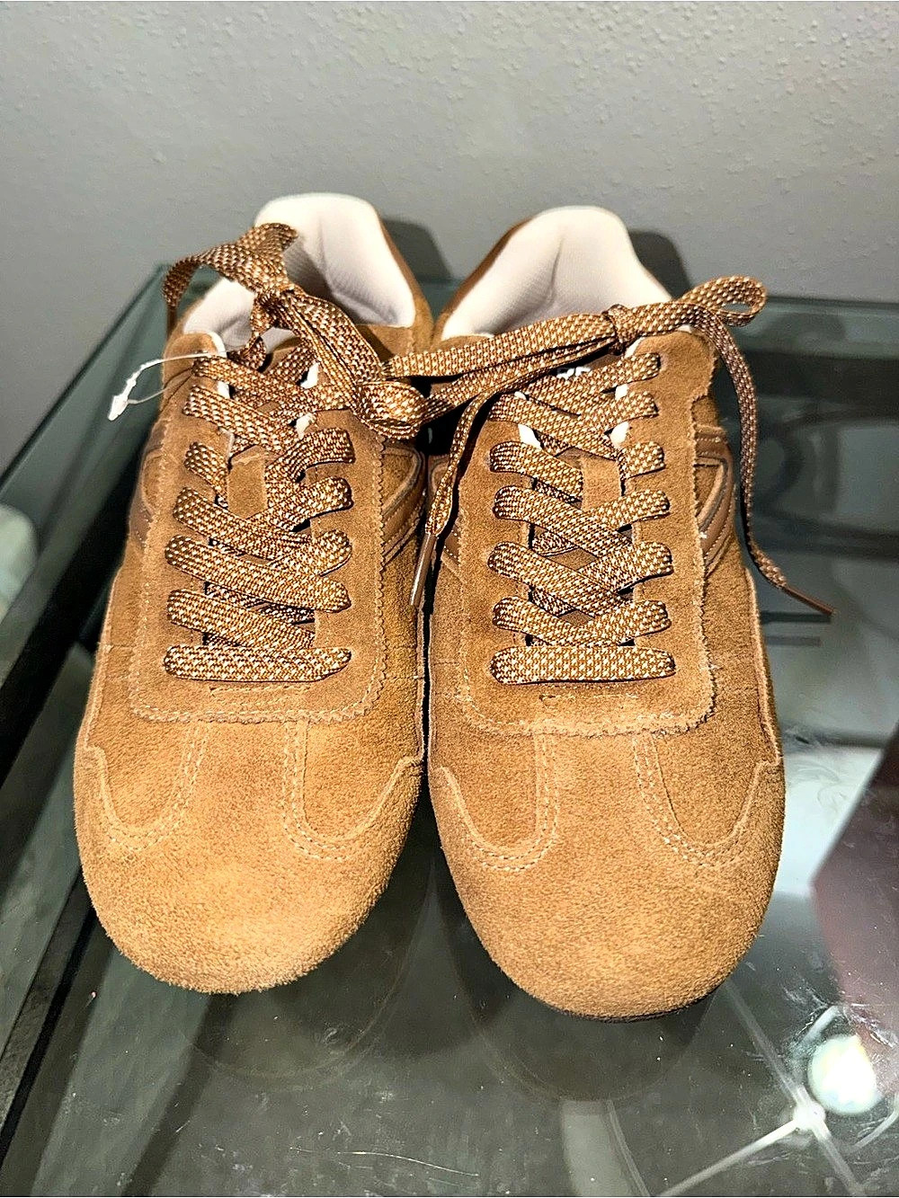 Tretorn Rawlins Leather Sneakers US 10 M in Brown
